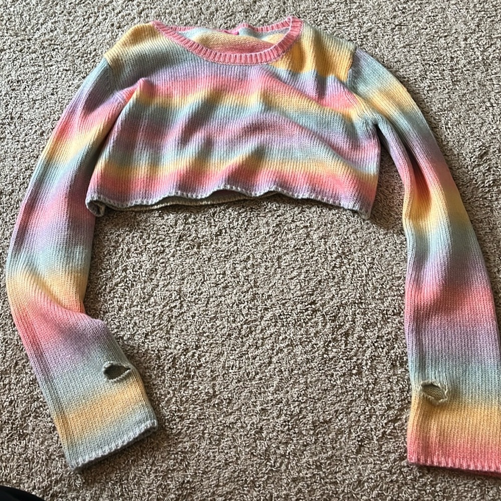 Dollskill sugar thrillz rainbow sweater xxl